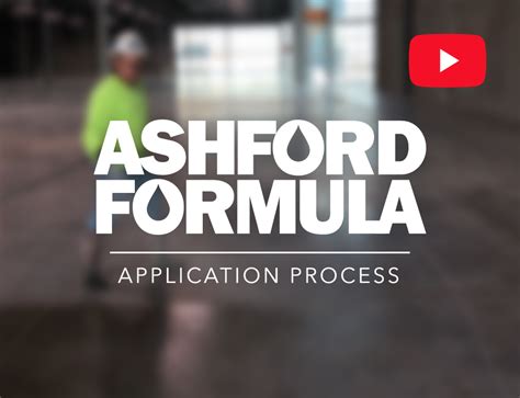 Ashford Formula Application Process .